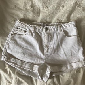 White Denim Jean Shorts